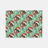 Tibetisch-Spaniel Fleecedecke (Vorderseite (Horizontal))