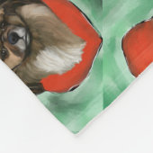 Tibetisch-Spaniel Fleecedecke (Ecke)