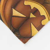 Tibetisch-Spaniel Halloween Spooky Fleecedecke (Ecke)