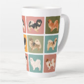 Tibetisch-Spaniel Latte-Tasse Milchtasse (Rechte Ecke)
