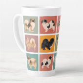 Tibetisch-Spaniel Latte-Tasse Milchtasse (Linke Ecke)