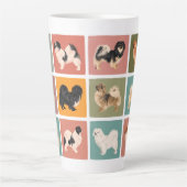 Tibetisch-Spaniel Latte-Tasse Milchtasse (Vorderseite)