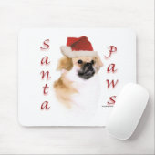 Tibetisch-Spaniel Santa Paws Mousepad (Mit Mouse)