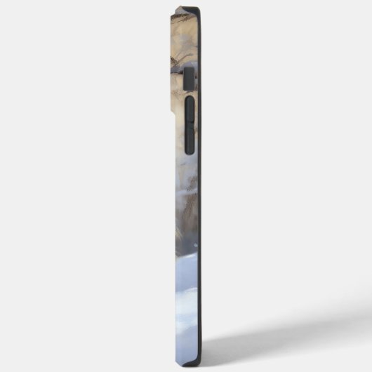 Tibetisch-Spanier lassen Weihnachten schneeweilen Case-Mate iPhone Hülle (Rückseite / Links)