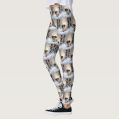 Tibetisch-Spanier lassen Weihnachten schneeweilen Leggings (Links)