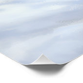 Tibetisch-Spanier lassen Weihnachten schneeweilen Poster (Ecke)