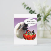Tibetisch-Spanisch Halloween Candy Postkarte (Stehend Vorderseite)