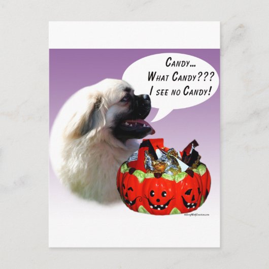 Tibetisch-Spanisch Halloween Candy Postkarte (Vorderseite)