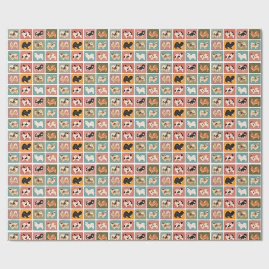 Tibetisch-Spanisch-Wrapping Paper Geschenkpapier (Flach)