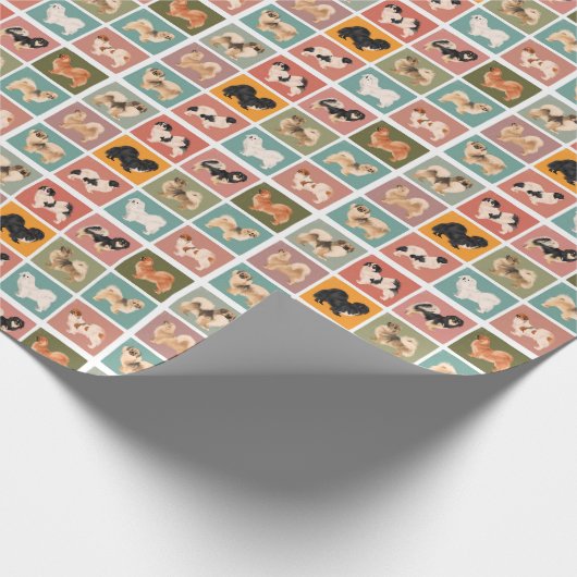 Tibetisch-Spanisch-Wrapping Paper Geschenkpapier (Ecke)