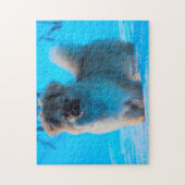 Tibetisch-Spanischer Hund Jigsaws Puzzle (Vertikal)