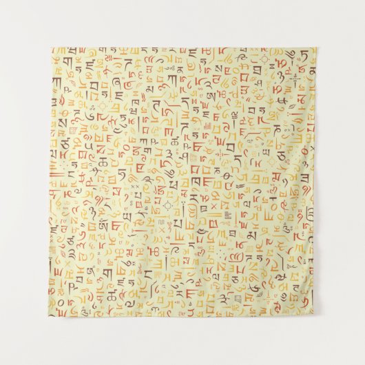 tibetisch wandteppich (Vorderseite)