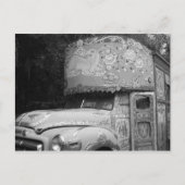 Tibetische Buspostkarte Postkarte (Vorderseite)