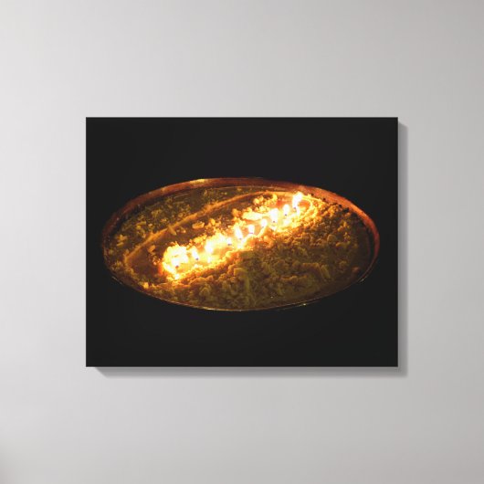 tibetische Butter Lamp Leinwanddruck (Vorderseite)