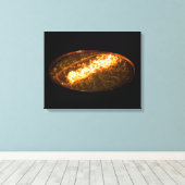 tibetische Butter Lamp Leinwanddruck (Insitu (Holzboden))