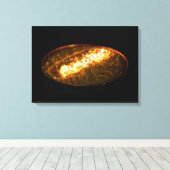 tibetische Butter Lamp Leinwanddruck (Insitu (Holzboden))