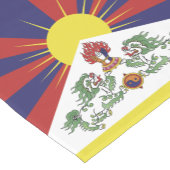 Tibetische Fahne & Sport Fan House Decke / Tibet S (Ecke)