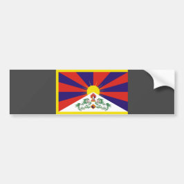 tibetische Flagge Autoaufkleber