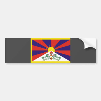 tibetische Flagge Autoaufkleber