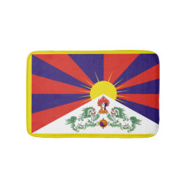 tibetische Flagge Badematte