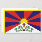 tibetische Flagge Briefpapier (Vorne/Hinten)