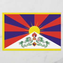tibetische Flagge Briefpapier