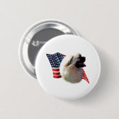 tibetische Flagge Button (Vorne & Hinten)