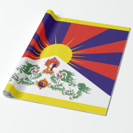 tibetische Flagge Geschenkpapier