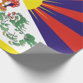 tibetische Flagge Geschenkpapier (Ecke)