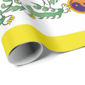 tibetische Flagge Geschenkpapier (Rolleneckpunkt)