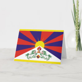 tibetische Flagge Karte