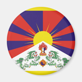 tibetische Flagge Magnet