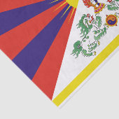tibetische Flagge Seidenpapier (Ausschnitt)