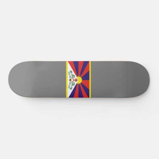 tibetische Flagge Skateboard (Horizontal)