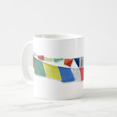 Tibetische Gebetsfahnen Kaffeetasse (Vorderseite Links)