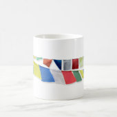 Tibetische Gebetsfahnen Kaffeetasse (Mittel)