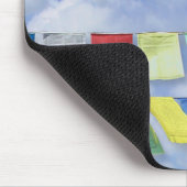 Tibetische Gebetsfahnen Mousepad (Ecke)