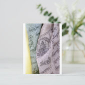 Tibetische Gebetsfahnen Postkarte (Stehend Vorderseite)