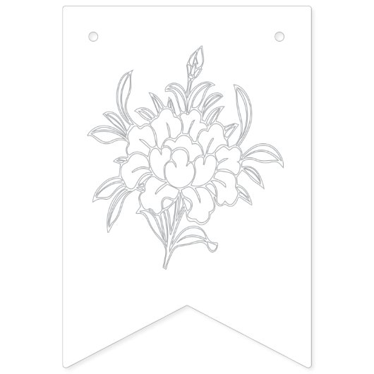 tibetische Gebetsflagge mit buddhistischen Symbole Wimpelkette (Zweite Fahne)