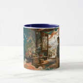 Tibetische Kleidung. Tasse (Zentrum)