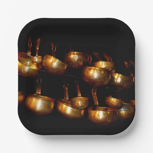 tibetische Ladle Pappteller (Vorderseite)