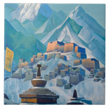 tibetische Landschaft im Himalaya-Gebirge