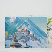 tibetische Landschaft im Himalaya-Gebirge Karte (Stehend Vorderseite)