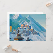 tibetische Landschaft im Himalaya-Gebirge Karte (Vorderseite/Rückseite Beispiel)