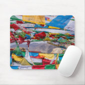 tibetische Landschaft mit Gebetsfahnen - Himalaya Mousepad (Mit Mouse)