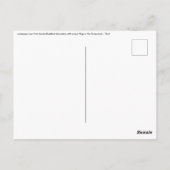 tibetische Landschaft mit Gebetsfahnen - Himalaya Postkarte (Rückseite)