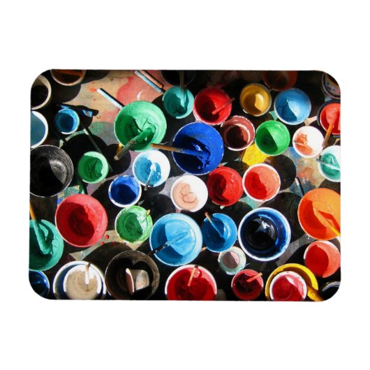 tibetische Malgeräte Magnet (Horizontal)