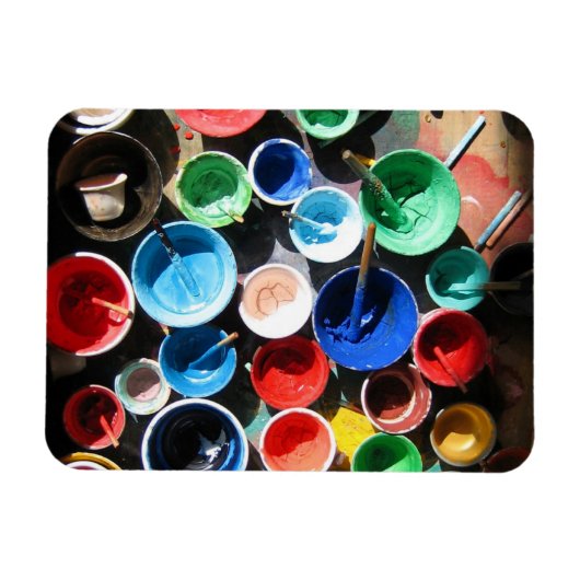 tibetische Malgeräte Magnet (Horizontal)