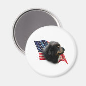 tibetische Mastiff-Flagge Magnet (Vorderseite/Rückseite)