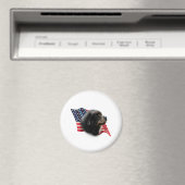tibetische Mastiff-Flagge Magnet (In Situ (Geschirrspüler))